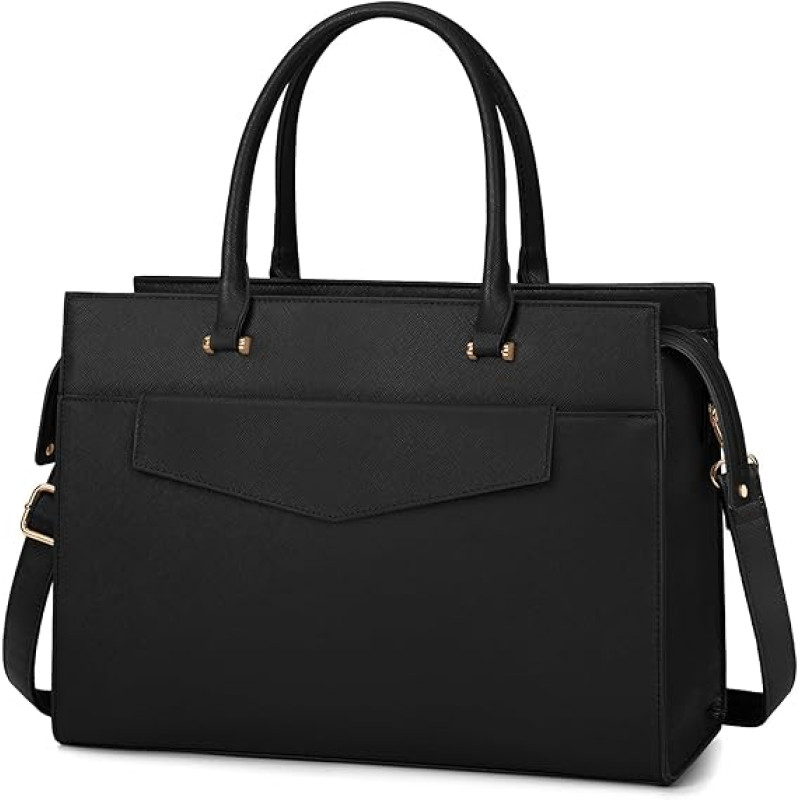 RAINSMORE 2 in 1 sieviešu rokassomiņa PU ādas, ūdensizturīga rokassomiņa darbam, birojam, skolai