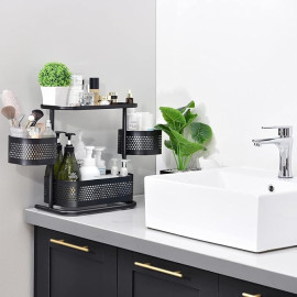 Urackify Lazy Susan galda organizators, vannas istabai, virtuvei, kosmētikai